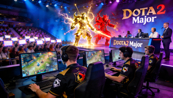 DOTA2 Major国际邀请赛比赛画面