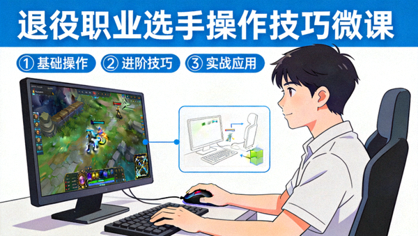 退役职业选手操作技巧微课教学